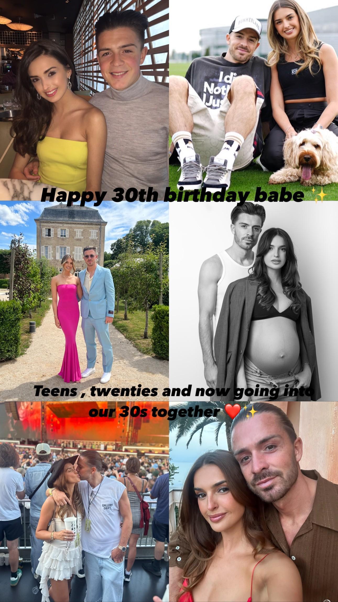 女友丽贝卡为格拉利什庆生：30岁生日快乐，宝贝